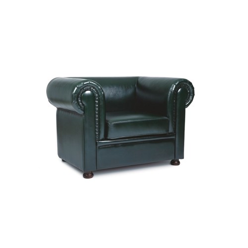 Одноместный диван Боттичелли Слик 1 (Натуральная кожа)