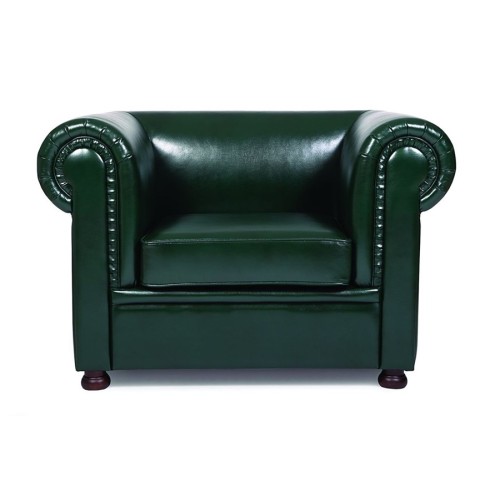 Одноместный диван Боттичелли Слик 1 (Натуральная кожа)