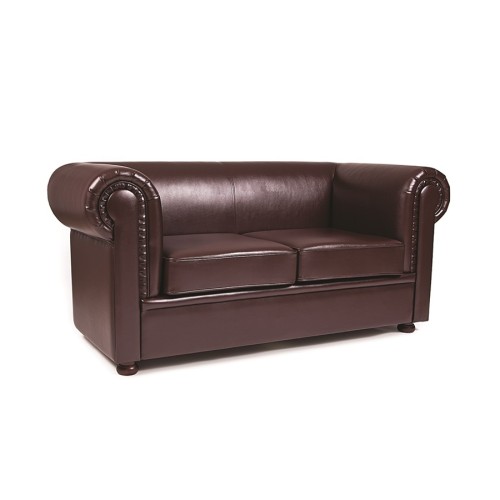 Двухместный диван Боттичелли Слик 2 (Натуральная кожа)