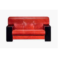 Двухместный диван Леонардо 2 DS-3 (Натуральная кожа)