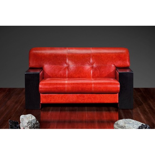 Двухместный диван Леонардо 2 DS-3 (Натуральная кожа)