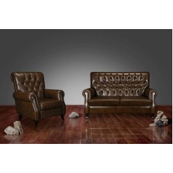 Мягкая мебель для офиса Рубенс (Натуральная кожа)