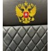 Кресло руководителя Сплит З | Split Z с гербом Multi-office (натуральная кожа) высокая спинка