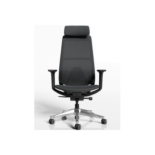 Офисное кресло для персонала Армани А (хромированная крестовина)