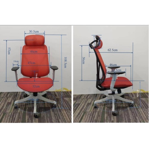 Офисное кресло для персонала Диор А (пластиковая крестовина)