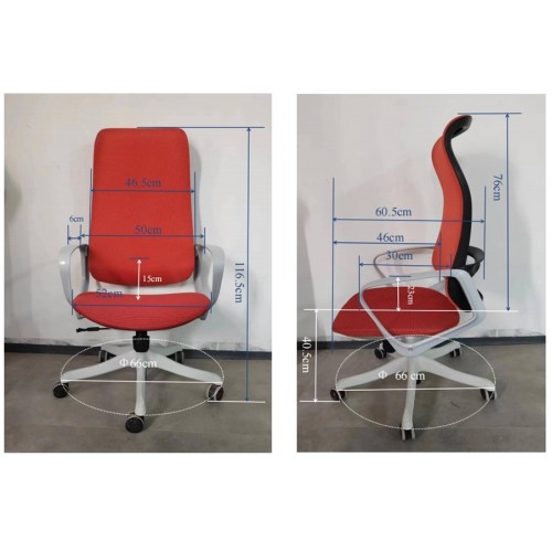 Офисное кресло для персонала Живанши А (пластиковая крестовина)