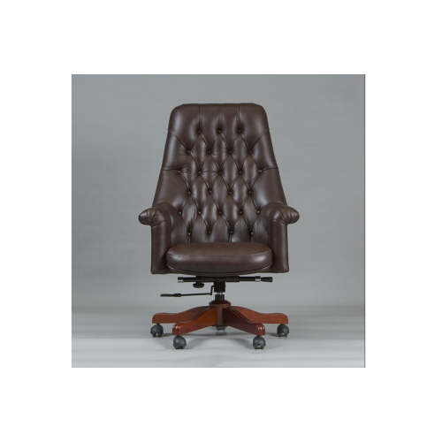 Кресло руководителя Бруно А (натуральная кожа) высокая спинка