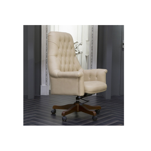 Кресло руководителя Бруно А (натуральная кожа) высокая спинка