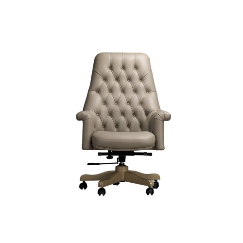 Кресло руководителя Бруно А (натуральная кожа) высокая спинка