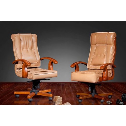 Кресло руководителя Донателло DB-730 (натуральная кожа) высокая спинка