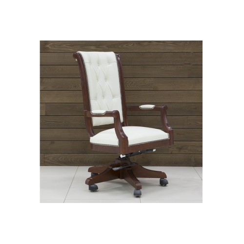 Кресло для руководителя Фаворит ТА5028H (деревянная крестовина)