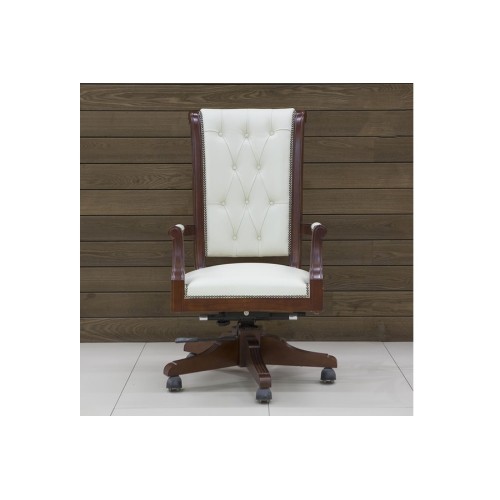 Кресло для руководителя Фаворит ТА5028H (деревянная крестовина)