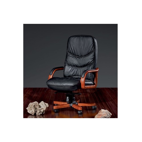 Кресло для руководителя Лотрек DB-015 (деревянная крестовина)