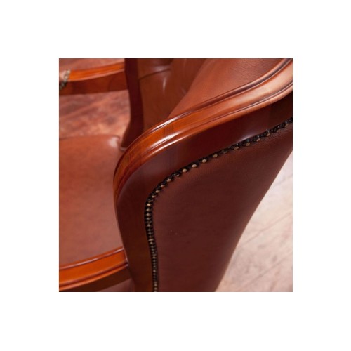 Кресло руководителя Микеланджело MD-9912 (натуральная кожа)