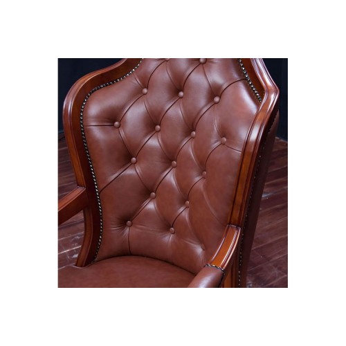 Кресло руководителя Микеланджело MD-9912 (натуральная кожа)