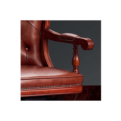 Кресло руководителя Микеланджело MD-9912 (натуральная кожа)