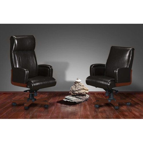 Кресло руководителя Модильяни А (натуральная кожа) высокая спинка