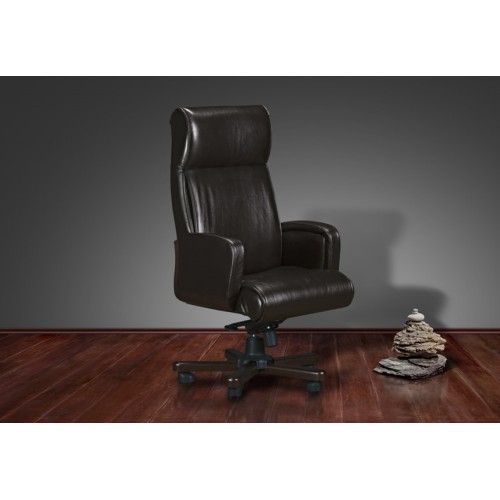 Кресло руководителя Модильяни А (натуральная кожа) высокая спинка