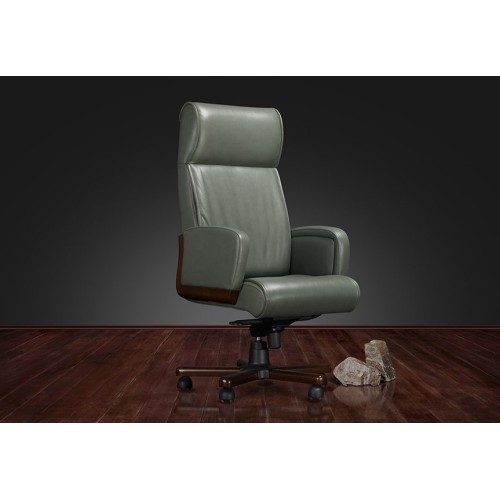 Кресло руководителя Модильяни А (натуральная кожа) высокая спинка