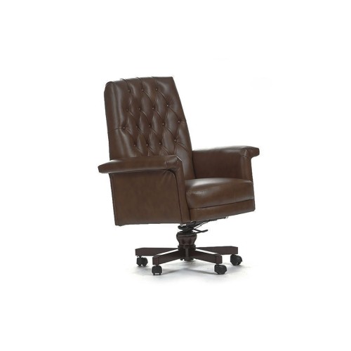 Кресло для руководителя Монарх А (деревянная крестовина)