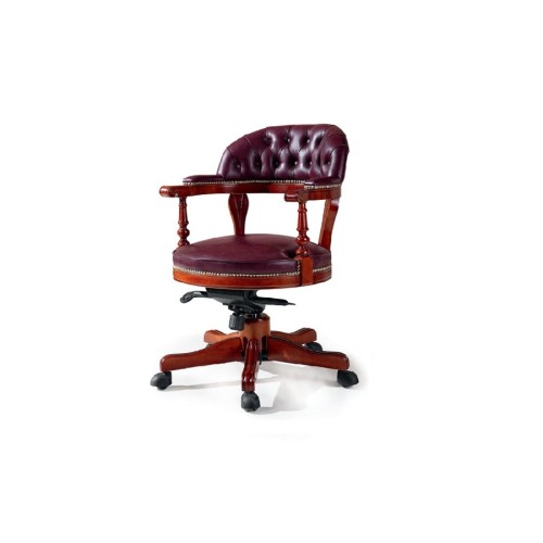 Кресло для руководителя Рафаэль F-115 (деревянная крестовина)