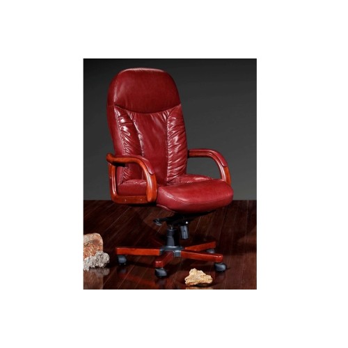 Кресло для руководителя Ренуар DB-800 (деревянная крестовина)