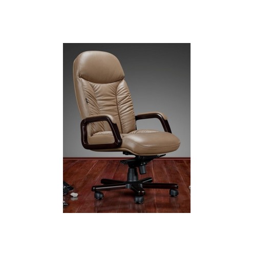 Кресло для руководителя Ренуар DB-800 (деревянная крестовина)