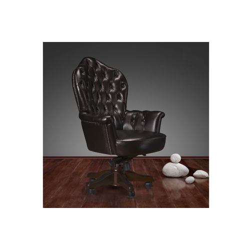 Кресло руководителя Рубенс А (натуральная кожа) высокая спинка