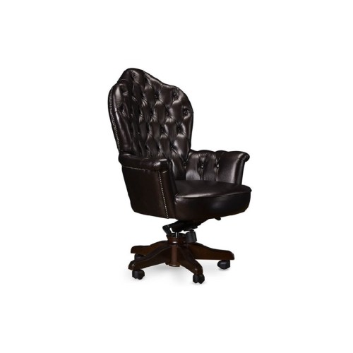 Кресло руководителя Рубенс А (натуральная кожа) высокая спинка