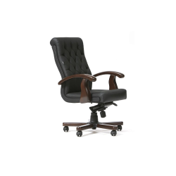 Кресло руководителя Боттичелли DB-13М (натуральная кожа) низкая спинка