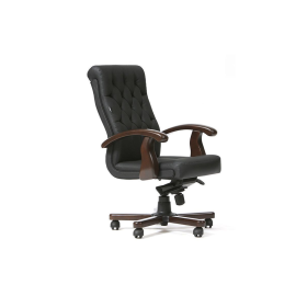 Кресло руководителя Боттичелли DB-13М (натуральная кожа) низкая спинка