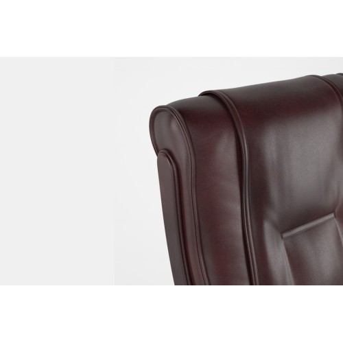 Кресло руководителя Донателло DB-730M (натуральная кожа) низкая спинка