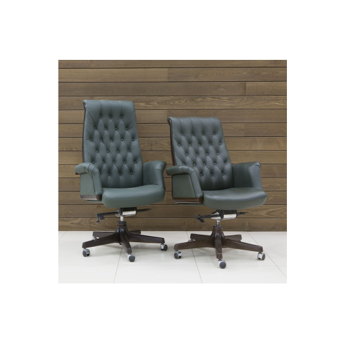 Кресло для руководителя Интер-М (натуральная кожа) низкая спинка