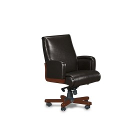 Кресло руководителя Модильяни М (натуральная кожа) низкая спинка