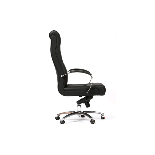 Кресло руководителя Боттичелли DB-13 JS-17 хром (натуральная кожа) высокая спинка