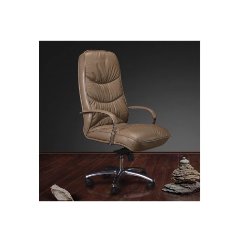 Кресло для руководителя Лотрек DB-016 (хромированная крестовина)