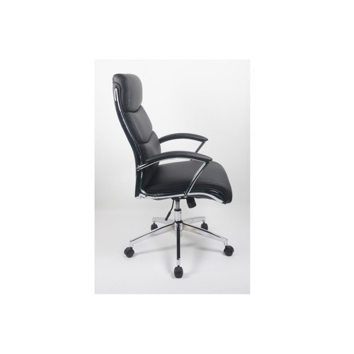 Кресло для руководителя Нобель А (хромированная крестовина)