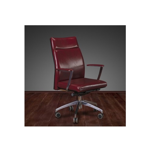 Кресло для руководителя Алтея М (хромированная крестовина)