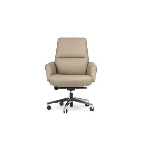 Кресло для руководителя Бенуа М (хромированная крестовина)