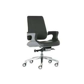 Кресло для руководителя Сильвер М (хромированная крестовина)