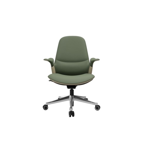 Кресло для руководителя Версаче М (хром) с низкой спинкой