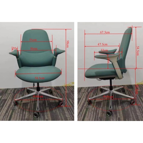 Кресло для руководителя Версаче М (хром) с низкой спинкой