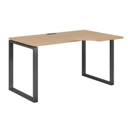 Стол криволинейный 1,4м. правый на О образном м/к 60х30 гл. 700/900 Evolution EVL106DX/О/60х30