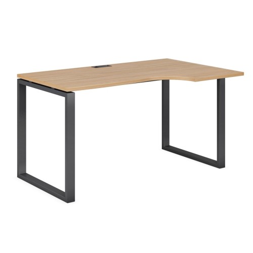 Стол криволинейный 1,4м. правый на О образном м/к 60х30 гл. 700/900 Evolution EVL106DX/О/60х30