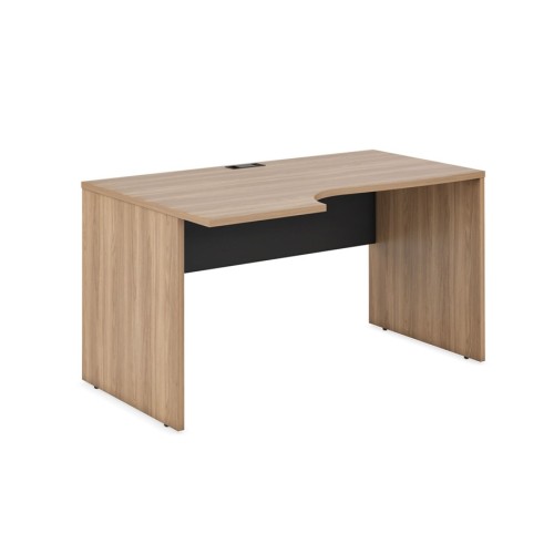 Стол криволинейный 1,4м. левый на ДСП опорах, гл. 700/900 мм Evolution EVL168SX