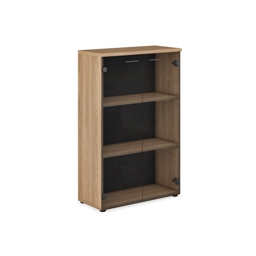 Шкаф средний со стеклянными фасадами Evolution EVL418