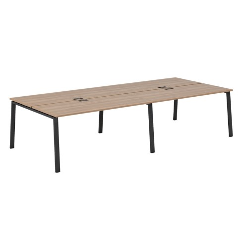 Рабочая станция на 4 места на А образном м/к 60х30 Evolution EVL666/А/60х30