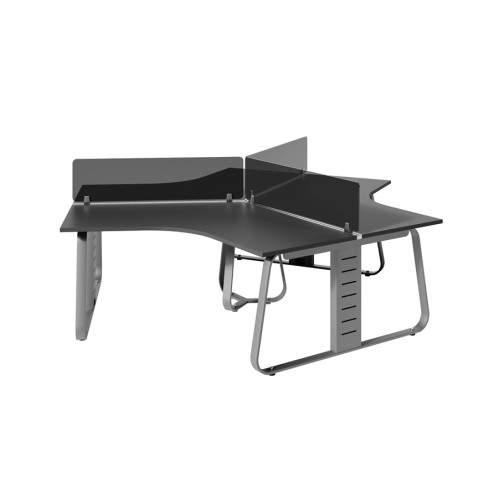 Рабочая станция на 3 места (углы прямые), комплектация без экранов Genesis Operative JNO115