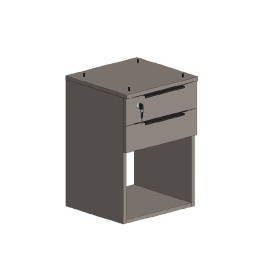 Тумба подвесная к столам на 2 места Megapolis MP704