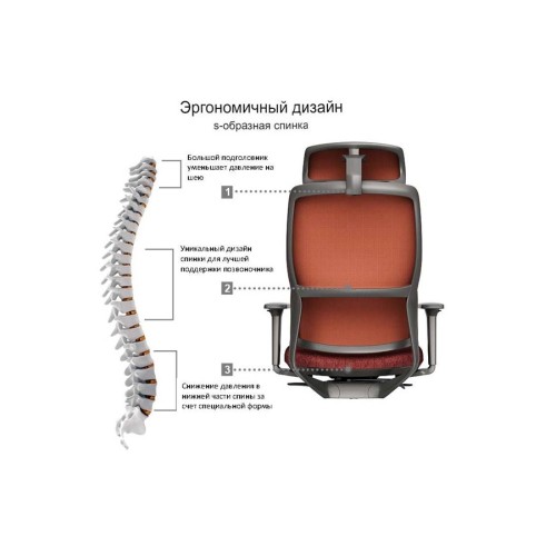 Офисное кресло для персонала Том Форд А (пластиковая крестовина)
